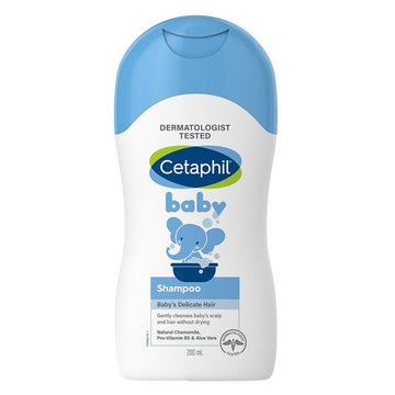 Cetaphil Baby Hair Shampoo 200mL Natural Chamomile Hypoallergenic Tear Soap Free