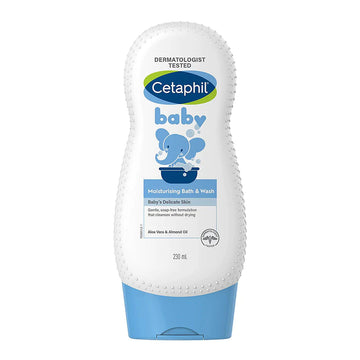 Cetaphil Baby Moisturising Bath & Body Wash 230mL Tear Soap Free Hypoallergenic