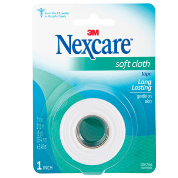 Nexcare Soft Cloth Tape Long Lasting Breathable Latex Free Wound First Aid 25Mm