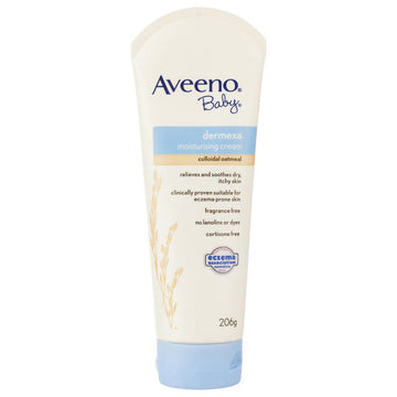Aveeno Baby Dermexa Moisturising Cream 206g Colloidal Oatmeal Fragrance Free