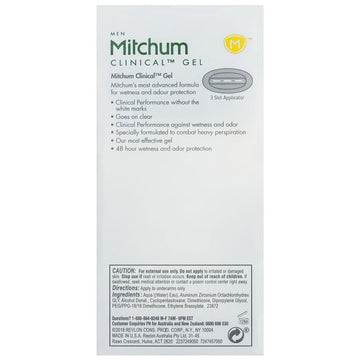 Mitchum Clinical Gel Men Cool Fresh Deodorant Antiperspirant 48H Protection 57g