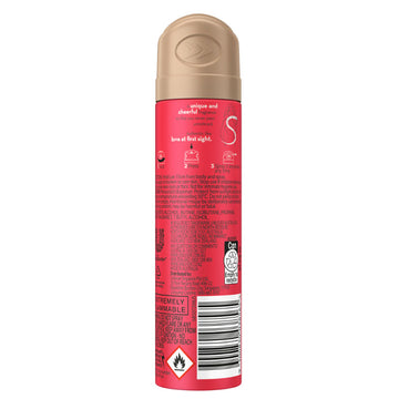 Impulse Body Spray Aerosol Deodorant Instant Crush 57g Perfume Odour Protection