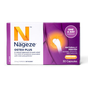 Nageze Osteo Plus Mild Osteoarthritis Joint Pain Relief Capsules Caps 30 Pack