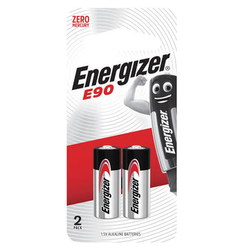 Energizer E90 Alkaline Batteries Camera Toys Torches Battery Power 1.5V 2 Pack