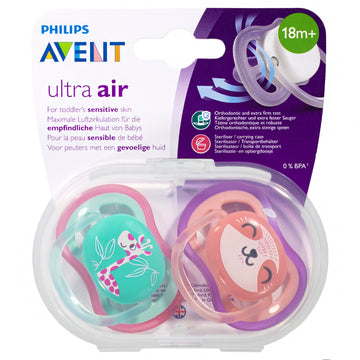 Philips Avent Freeflow Baby Soothers 18M+ Extra Firm Orthodontic BPA Free 2 Pack