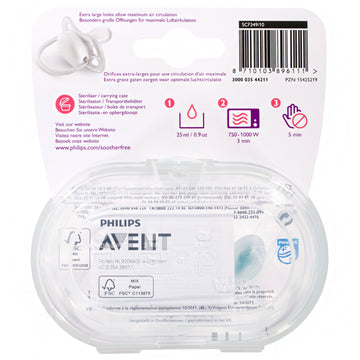 Philips Avent Freeflow Baby Soothers 18M+ Extra Firm Orthodontic BPA Free 2 Pack