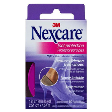 Nexcare Foot Protection Tape Roll Waterproof Bandages Plaster White 25Mm x 4.5M