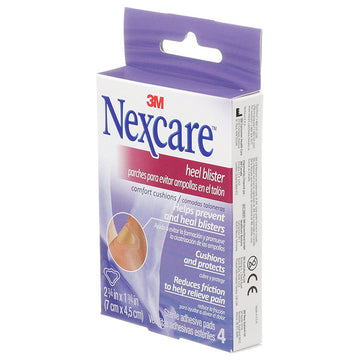 Nexcare Heel Blister Comfort Cushion Adhesive Pads Plaster Bandages 7Cm x 4.5Cm