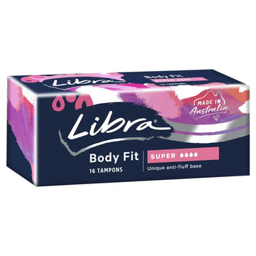 Libra Tampons Super Slim Ultra Absorbent Anti-Bluff Base Period Tampon 16 Pack