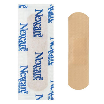 Nexcare Tan Plastic Bandages Strips Sachet Plaster Pad First Aid 19Mm x 72Mm