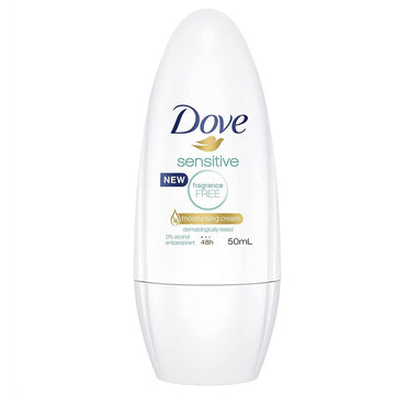 Dove Sensitive Fragrance Free Women Roll On Antiperspirant Deodorant Deo 50mL