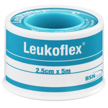 Bsn Leukoflex Surgical Tape Roll Plaster Wound Bandages Dressings 2.5Cm x 5M