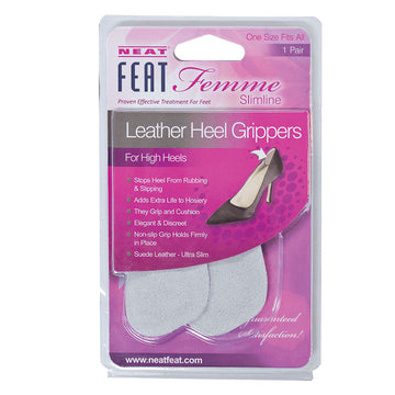 Neat Feat Femme Leather Heel Grippers 1 Pair Ultra Slim High Heels Grips Pads