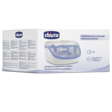 Chicco Microwave Steriliser Steam Baby Feeding Bottle Accessory Warmers BPA-free