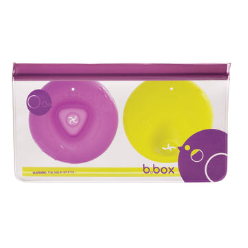 B.Box Silicone Lids Passion Splash Baby Spout Sippy Cup With Straw Travel Pack