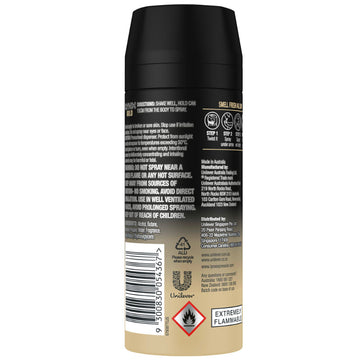Lynx Gold Deodorant Body Spray Aerosol 165mL 48h Fresh All Day Odour Protection