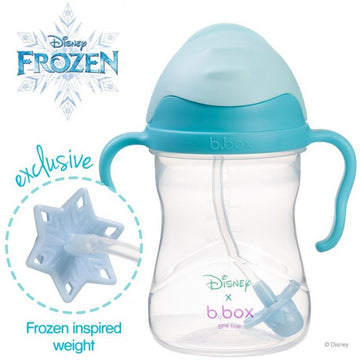 Bbox Disney Sippy Training Cup Elsa Leak Spill Proof Weighted Straw 360 Degree
