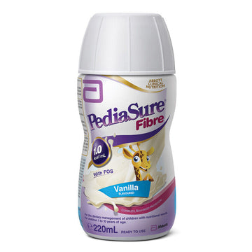 Pediasure Fibre Ready To Drink Vanilla Flavour Nutritional Support Bottle 220mL