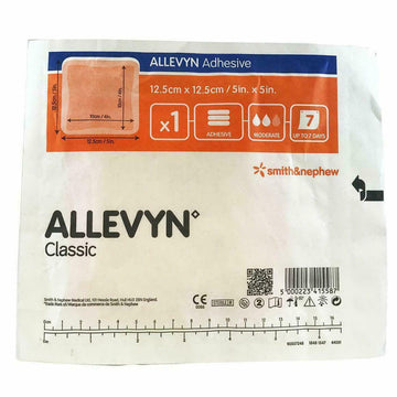 Smith & Nephew Allevyn Classic Adhesive Dressings Wound Plasters 12.5Cm x 12.5Cm