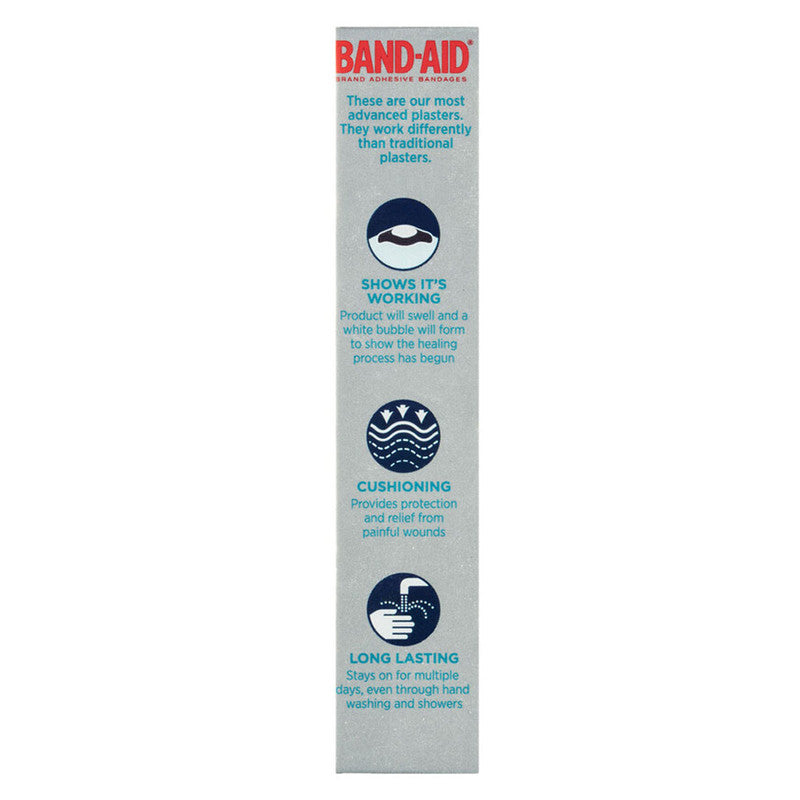 BandAid Advanced Healing Hydro Seal Gel Plasters Regular Strip Dressi