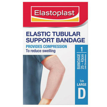 Elastoplast Elastic Tubular Support Bandage Limb Relief Size D 25-43Cm Large