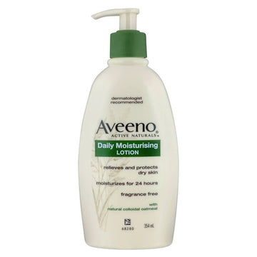 Aveeno Daily Moisturising Lotion 354Ml Pump Bottle Moisturiser Dry Skin Relief
