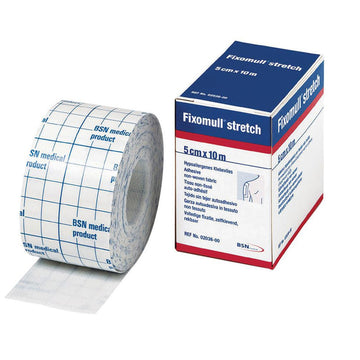 Fixomull Stretch Adhesive Non Woven Fabric Dressing Fixation First Aid 5Cm x 10M