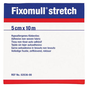 Fixomull Stretch Adhesive Non Woven Fabric Dressing Fixation First Aid 5Cm x 10M