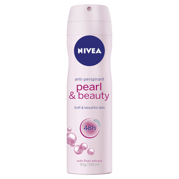Nivea Pearl & Beauty 48h Anti-Perspirant Aerosol Deodorant Spray Women 150mL