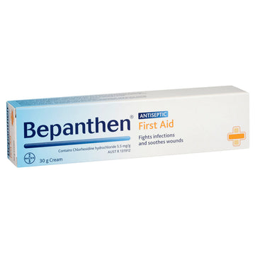 Bepanthen First Aid Cream Soothing Antiseptics Ointments Wound Care Tube 30G