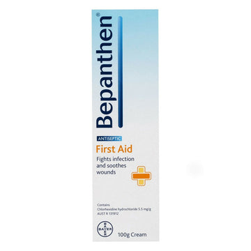Bepanthen First Aid Cream Soothing Antiseptics Ointments Wound Care Tube 100G
