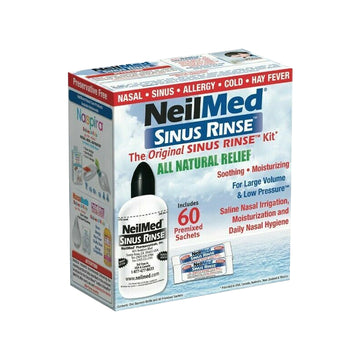 Neilmed Sinus Rinse Nasal Wash Saline Solution Adults Premixed Sachets 10 Pack
