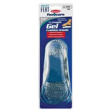 Gel 3/4 Length Cushion Insole Large Shock Absorption Heel Arch Foot Support Pads