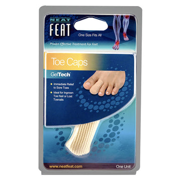 Neat Feat Gel Lined Toe Cap One Unit Finger Protector Relief Sore Toes Nails