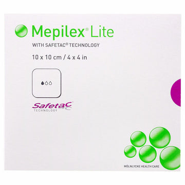Mepilex Lite Wound Dressing 5 Pack Thin Foam Sterile Bandages First Aid 10X10Cm