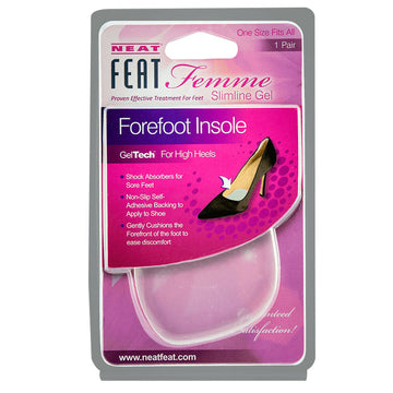 Femme Gel Forefoot Insole For High Heels 1 Pair Foot Shoes Support Protection