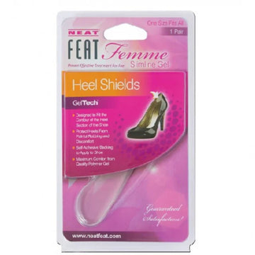 Neat Feat Femme Gel Heel Shields 1 Pair Foot Heels Shoes Care Support Protection