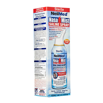 Neilmed Nasamist Isotonic Spray Saline Solution Nasal Wash Sinus Allergy 75mL