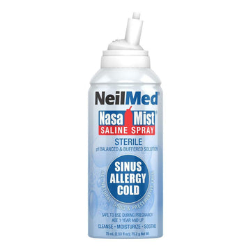 Neilmed Nasamist Isotonic Spray Saline Solution Nasal Wash Sinus Allergy 75mL