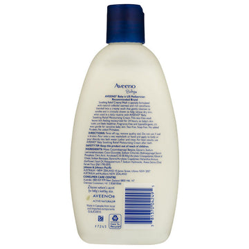 Aveeno Baby Soothing Relief Creamy Wash 236mL Fragrance Free Colloidal Oatmeal