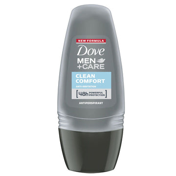 Dove Men+Care Clean Comfort Roll On Antiperspirant Deodorant 48h Protect 50mL