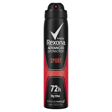 Rexona Advanced Protection 72H Invisible Sport Antiperspirant 220mL