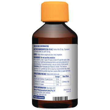 Duro-Tuss Children’s Cough Relief Oral Liquid Orange Immune Support 2Yrs+ 200mL