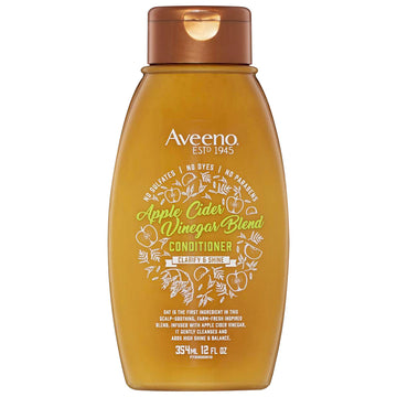 Aveeno Apple Cider Vinegar Conditioner Hair Clarify & Shine Scalp Soothing 354mL