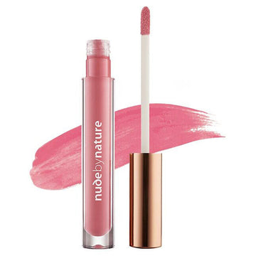 Nude By Nature Moisture Infusion Lipgloss 04 Tea Rose Glossy Colour Shine 3.75mL