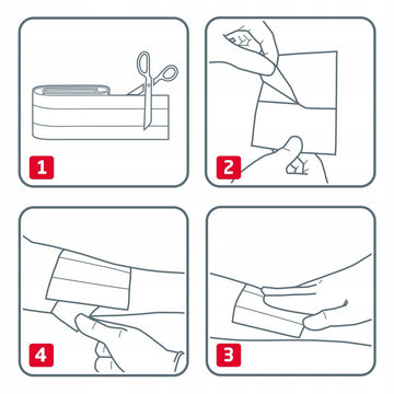 Leukoplast Strong Adhesive Wound Dressing Strip First Aid Breathable 6Cm x 1M