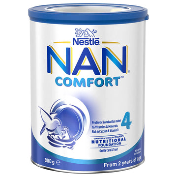 Nestle Nan Comfort Stage 4 Toddler Formula 800g 2+ Years Baby Milk Drink Powder