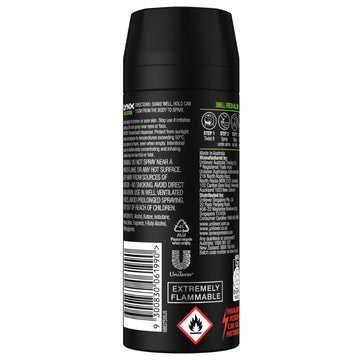 Lynx Deodorant Body Spray Wasabi Fresh Linen 165mL 48h Protection Fragrance