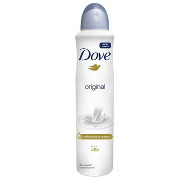 Dove Antiperspirant Aerosol Original 48 Hour Odour Sweat Protection Spray 220mL