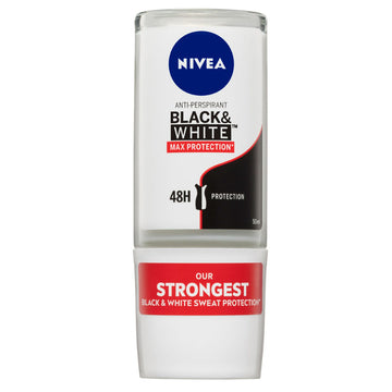 Nivea Black & White 48h Max Protection Anti-perspirant Roll On Deodorant 50mL
